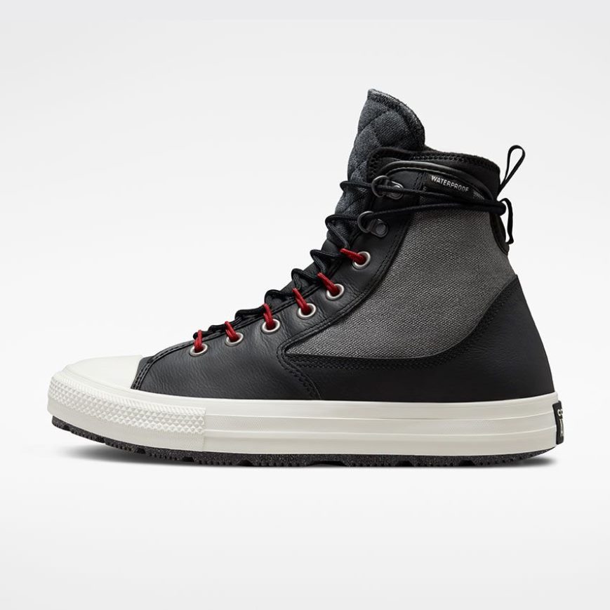 Botas de Invierno Converse Chuck Taylor All Star All Terrain Altas Mujer Gris Negras | PE 52L84E